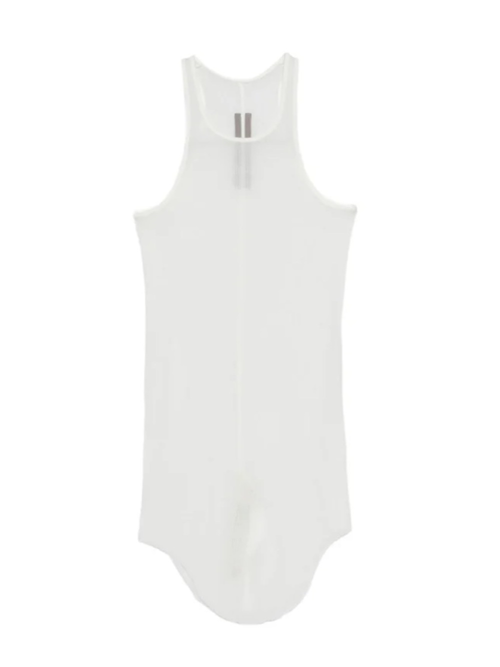 Rick Owens White Racerback Sleeveless Top
